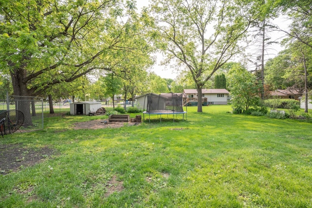 2020 7th St SW, Willmar, MN 56201 - view of yard featuring a trampoline