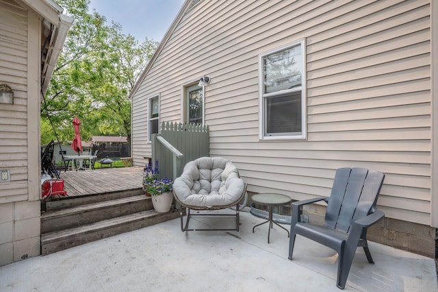 2020 7th St SW, Willmar, MN 56201 - view of patio / terrace featuring a deck