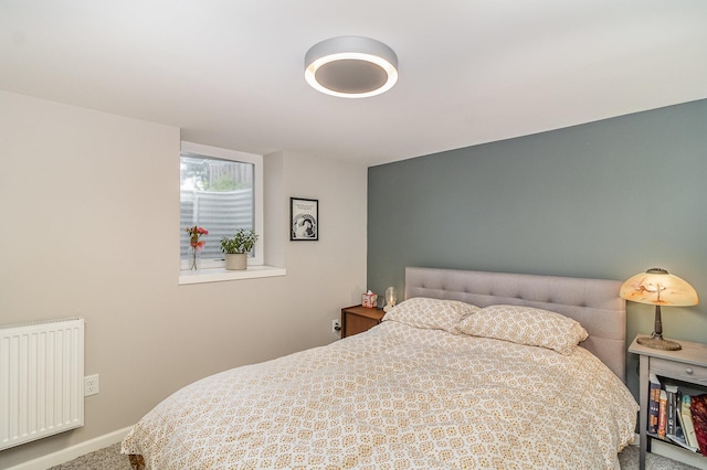 244 Macalester St, Saint Paul, MN 55105 - carpeted bedroom featuring radiator heating unit and baseboards