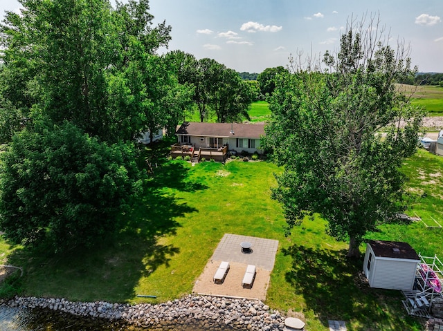 3832 Norris Ave NW, French Lake Twp, MN 55302 - view from above of property