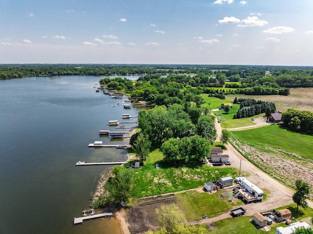 3832 Norris Ave NW, French Lake Twp, MN 55302 - bird's eye view of a large body of water