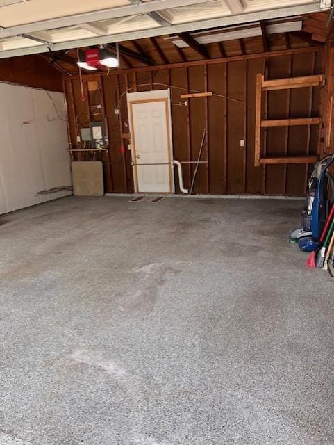 5951 Oakwood Mnr NE, Fridley, MN 55432 - garage featuring a garage door opener