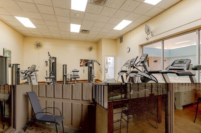 1920 1st St Unit 304, Minneapolis, MN 55454 - gym featuring wood finished floors