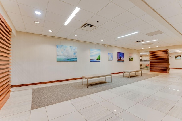 1920 1st St Unit 304, Minneapolis, MN 55454 - common area featuring a drop ceiling and recessed lighting