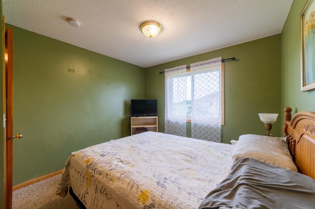 920 9th St, Rush City, MN 55069 - carpeted bedroom featuring a textured ceiling