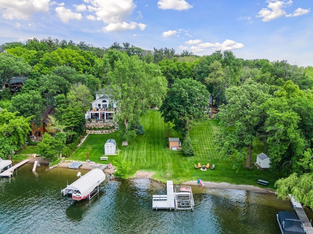 7469 Fernbrook Ln N, Maple Grove, MN 55311 - bird's eye view of a large body of water