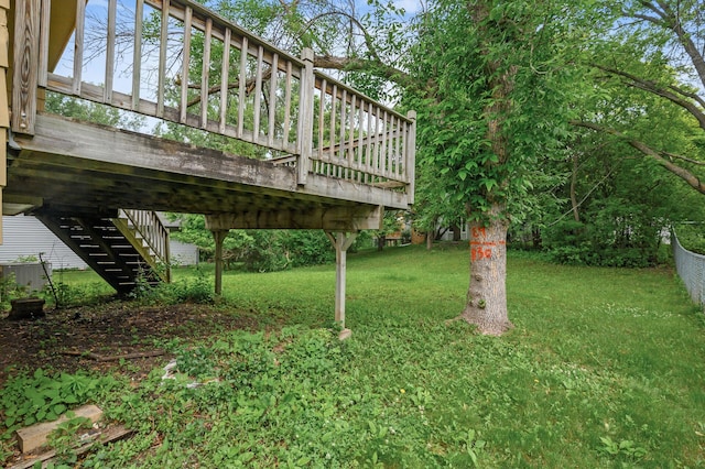 1813 Stinson Blvd, New Brighton, MN 55112 - view of grassy yard with stairway