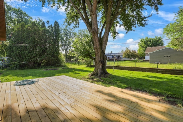 111 4th St, Kenyon, MN 55946 - view of wooden deck