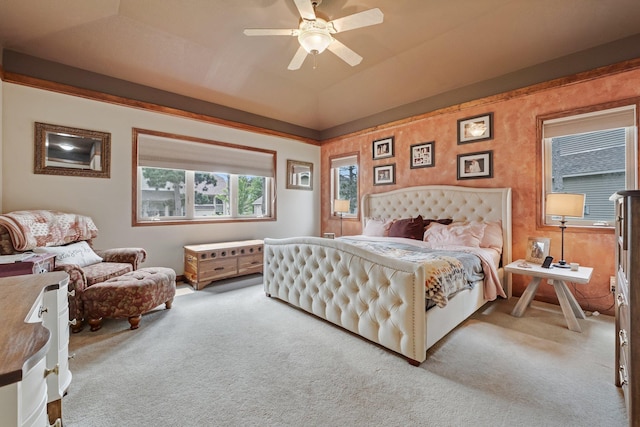13023 Yellow Pine Cir NW, Coon Rapids, MN 55448 - carpeted bedroom with ceiling fan