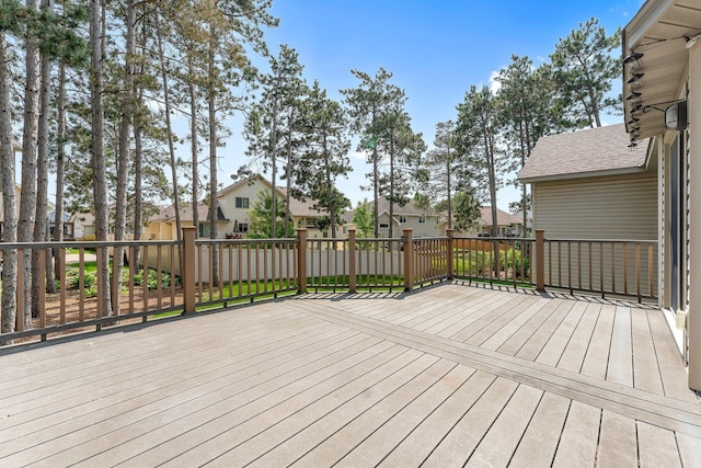 13023 Yellow Pine Cir NW, Coon Rapids, MN 55448 - deck with a residential view