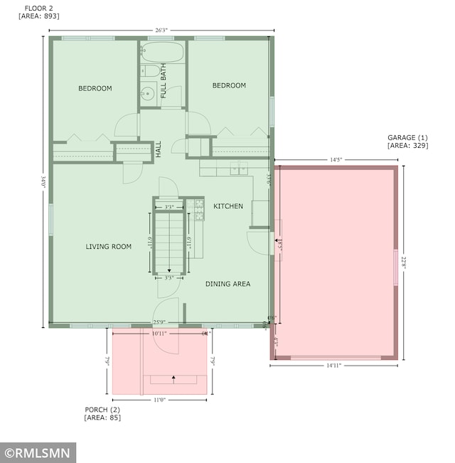 6316 15th Ave S, Richfield, MN 55423 - home floor plan