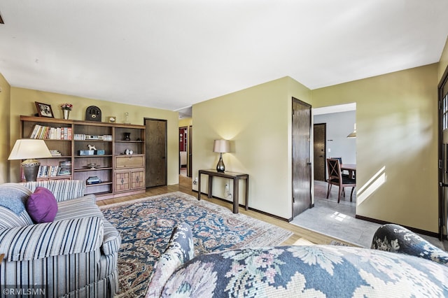 6316 15th Ave S, Richfield, MN 55423 - living room featuring light wood finished floors and baseboards