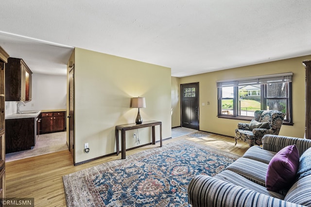 6316 15th Ave S, Richfield, MN 55423 - living area with light wood finished floors and baseboards