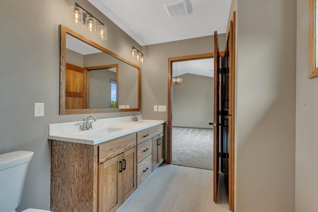 212 Woolgrass Way, Avon, MN 56310 - full bathroom featuring double vanity and toilet