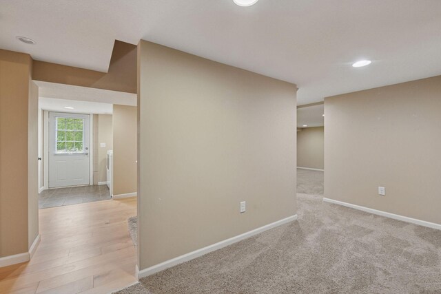5110 Woodridge Rd, Minnetonka, MN 55345 - unfurnished room featuring baseboards, recessed lighting, and light wood finished floors