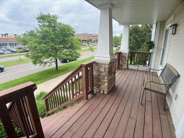 1366 Phalen Blvd, Saint Paul, MN 55106 - view of wooden porch
