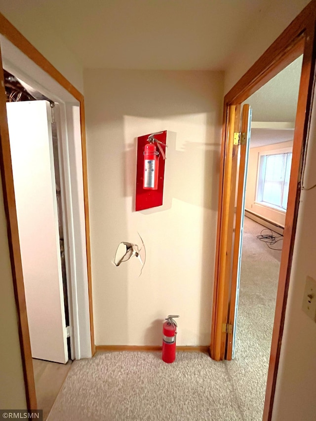 1277 Shakopee Ave E, Shakopee, MN 55379 - hall with carpet floors and baseboards