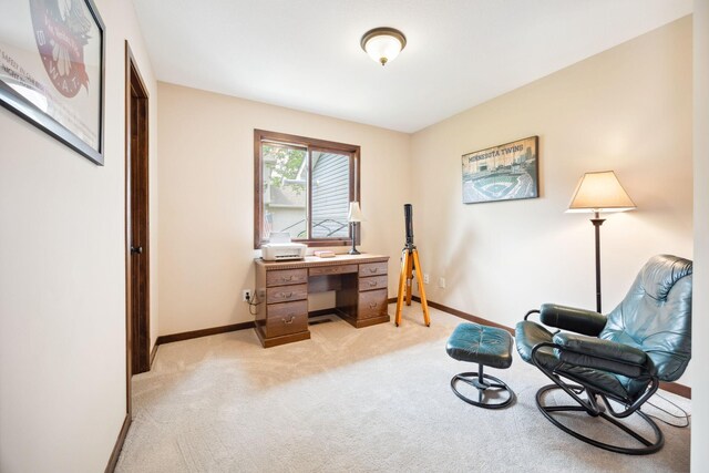 231 Winkler Trl, Cologne, MN 55322 - office area with light carpet and baseboards