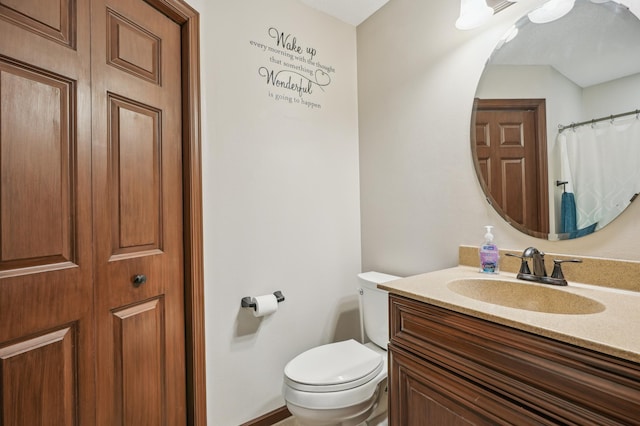 881 217th St, Osceola, WI 54020 - full bath featuring vanity and toilet
