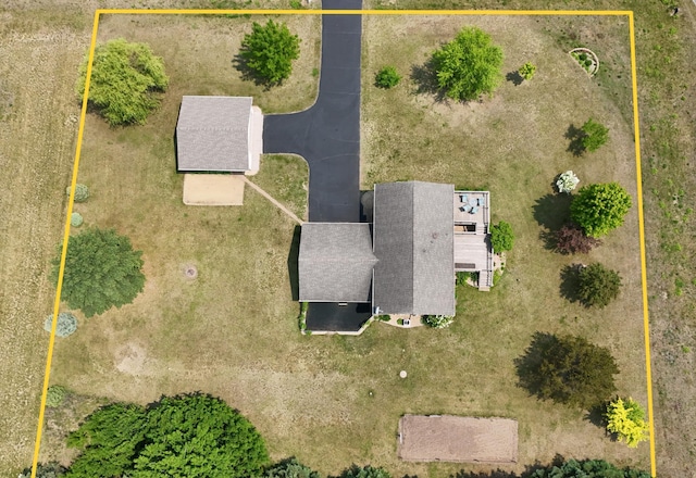 881 217th St, Osceola, WI 54020 - aerial view of property's location with property boundaries highlighted