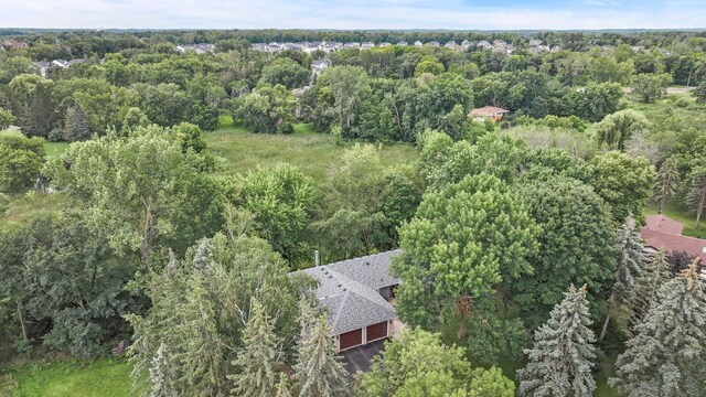 6230 Elm Ridge Cir, Corcoran, MN 55340 - view from above of property featuring a heavily wooded area