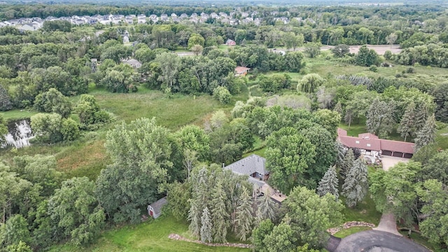 6230 Elm Ridge Cir, Corcoran, MN 55340 - view of property location with a heavily wooded area