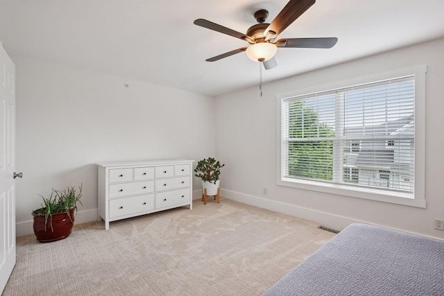 1924 Shamrock Pl, Chaska, MN 55318 - bedroom with light carpet and a ceiling fan