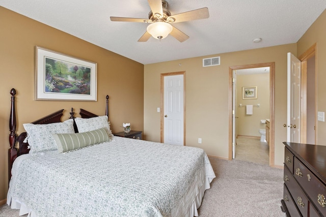 17829 66th Ave N, Maple Grove, MN 55311 - bedroom with light colored carpet, ensuite bathroom, and a ceiling fan