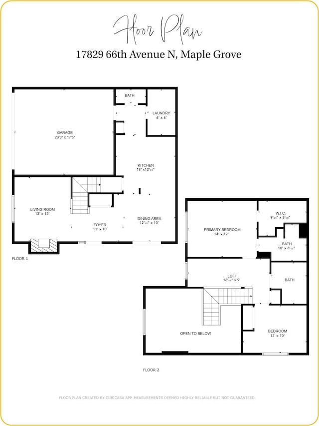 17829 66th Ave N, Maple Grove, MN 55311 - view of room layout