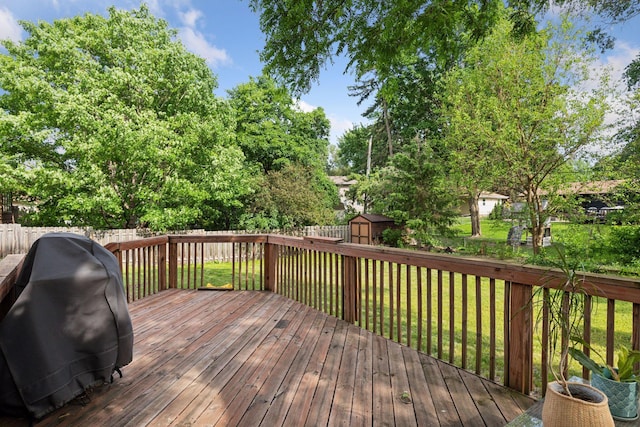 164 Wendy Ct, Shoreview, MN 55126 - deck featuring area for grilling