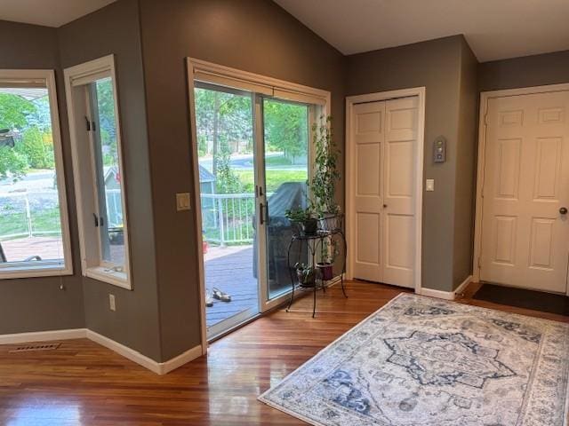 706 Pershing Ave N, New Prague, MN 56071 - entryway with wood finished floors and baseboards