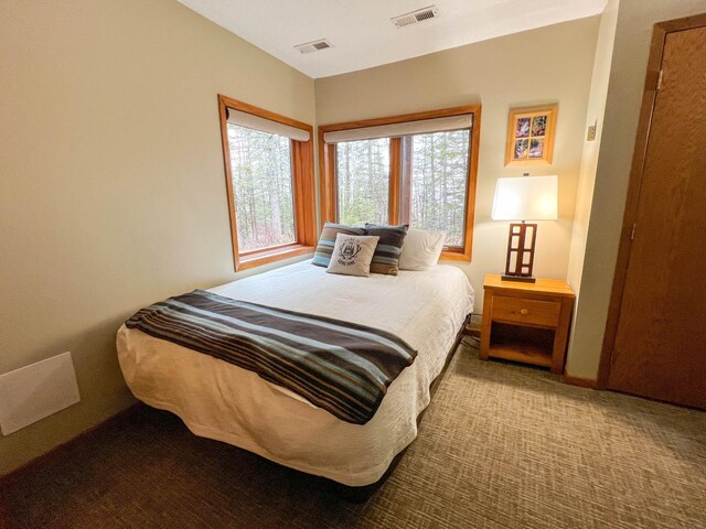 529 Moose Mountain Dr, Lutsen Twp, MN 55615 - bedroom featuring carpet flooring