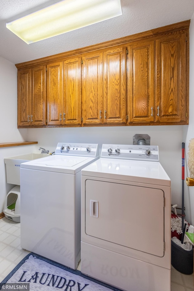 2226 Whispering Trl, Eagan, MN 55122 - laundry area with separate washer and dryer, cabinet space, and light floors