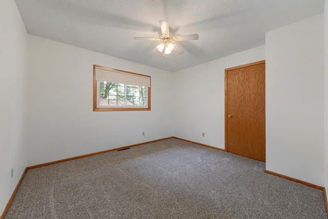 51343 20th Ave, Kenyon Twp, MN 55946 - unfurnished room featuring carpet, a ceiling fan, and a textured ceiling