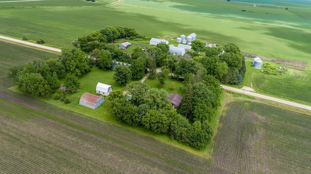 51343 20th Ave, Kenyon Twp, MN 55946 - aerial overview of property's location with rural landscape