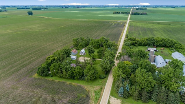 51343 20th Ave, Kenyon Twp, MN 55946 - aerial view of property's location with rural landscape and abundant farmland