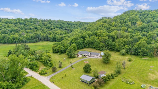 N1931 110th St, Union Twp, WI 54761 - aerial view of sparsely populated area featuring a forest