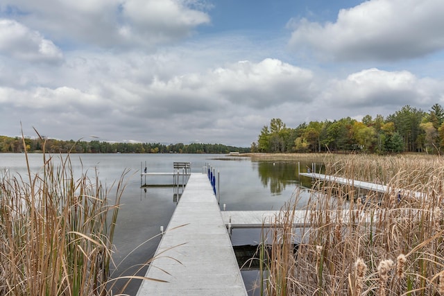 1087 Horseshoe Dr NW, Backus, MN 56435 - dock featuring a water view