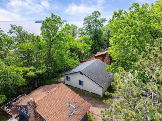 30202 Circle Dr, Breezy Point, MN 56472 - view from above of property featuring a nearby body of water