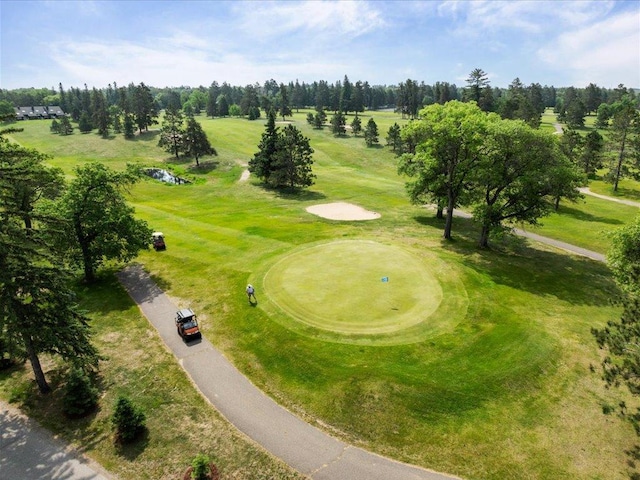 30202 Circle Dr, Breezy Point, MN 56472 - bird's eye view of a local golf course and a tree filled landscape