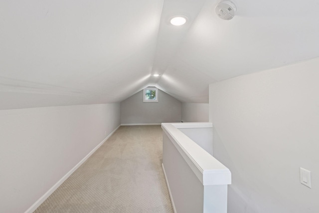 4636 Clinton Ave, Minneapolis, MN 55419 - bonus room featuring vaulted ceiling, light colored carpet, and baseboards