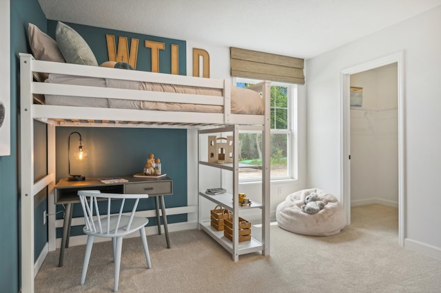9874 49th St NE, Saint Michael, MN 55376 - carpeted bedroom with a walk in closet, baseboards, and a closet