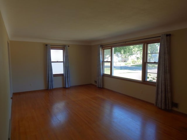 1052 36th Ave N, Saint Cloud, MN 56303 - unfurnished room with healthy amount of natural light, light wood-type flooring, and baseboards