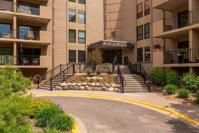 6670 Vernon Ave S Unit 301, Edina, MN 55436 - view of apartment building / complex featuring stairway
