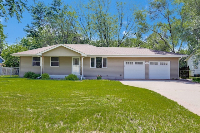 11001 Quincy Blvd NE, Blaine, MN 55434 - view of front of house featuring a garage and concrete driveway