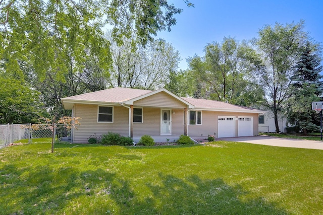 11001 Quincy Blvd NE, Blaine, MN 55434 - ranch-style home with a garage, driveway, and a porch