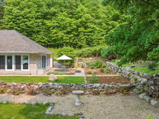 8821 Interlachen Rd, Lake Shore, MN 56468 - view of green lawn with a patio area