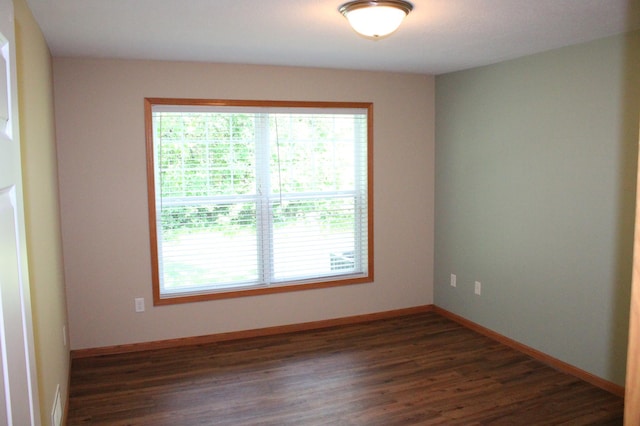14257 184th Ave NW, Elk River, MN 55330 - empty room with dark wood-type flooring and baseboards