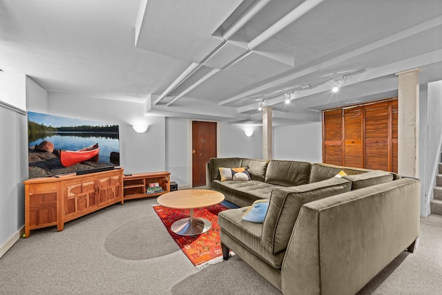 4817 Emerson Ave S, Minneapolis, MN 55419 - living room featuring carpet floors