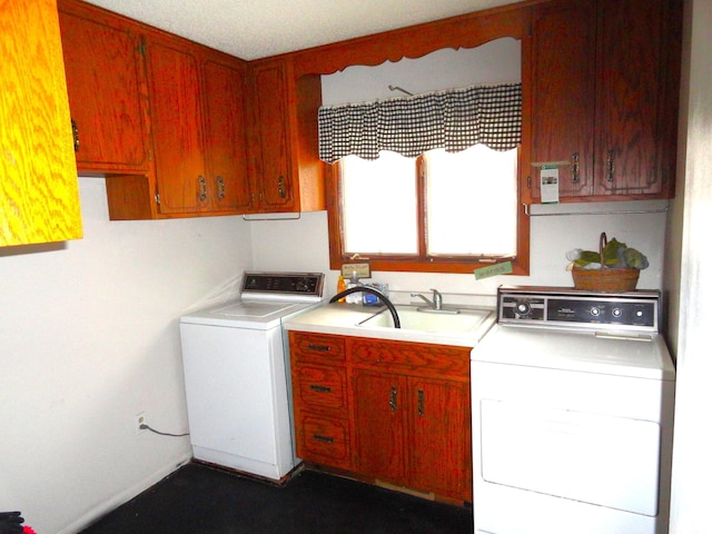 9540 24th Ave N, Plymouth, MN 55441 - laundry room featuring cabinet space and washing machine and clothes dryer